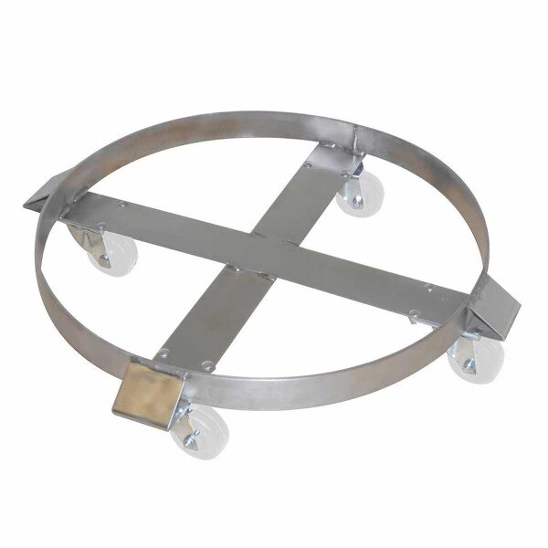 Round Stainless Steel Drum Dolly (for 30 gal drum) K300 Amerisan LLC